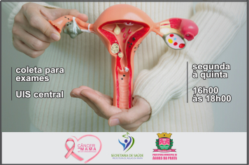 OUTUBRO ROSA: COLETA DE MATERIAL PARA PAPANICOLAU ACONTECE EM HORÁRIO ESPECIAL DURANTE TODO O MÊS