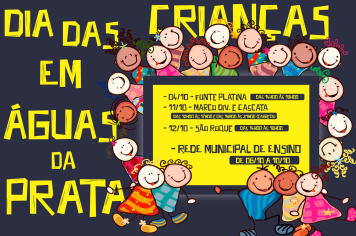 DIA DAS CRIANÇAS É COMEMORADO EM TODA A CIDADE