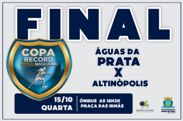 TEM TRANSPORTE GRATUÍTO PARA A FINAL DO FUTSAL NESTA QUARTA