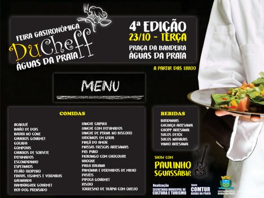 VEM AÍ A 4ª EDIÇÃO DA FEIRA GASTRONÔMICA DUCHEFF DE ÁGUAS DA PRATA
