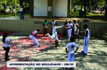 CAPOEIRA NO BOULEVARD: MESTRE PAULISTANO SE APRESENTA EM ÁGUAS DA PRATA