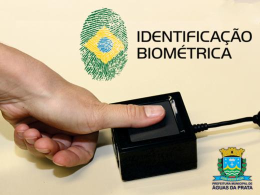 BIOMETRIA JÁ ACONTECE NA PREFEITURA DE ÁGUAS DA PRATA DAS 12h00 às 17h00