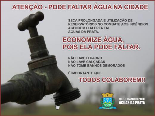 AMEAÇA DE FALTA D’ÁGUA EM ÁGUAS DA PRATA ACENDE ALERTA PARA ECONOMIA