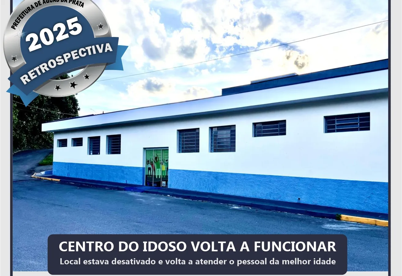 CENTRO DO IDOSO VOLTA A FUNCIONAR NA CIDADE