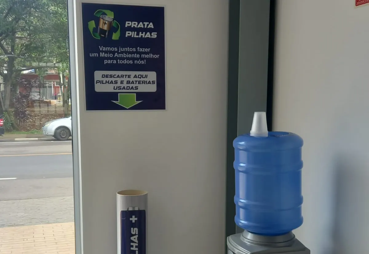 SECRETARIA DE MEIO AMBIENTE DISPONIBILIZA COLETORES DE PILHAS USADAS EM DIVERSOS LOCAIS 