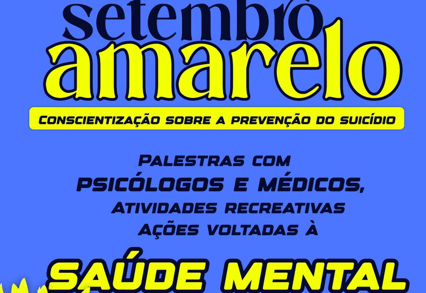 PROGRAMAÇÃO DO “SETEMBRO AMARELO NO BOULEVARD” TEM MUITAS ATRAÇÕES 