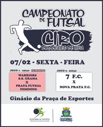 COPA CIRO RODRIGUES SEGUE COM MAIS JOGOS NO MASCULINO E NO FEMININO